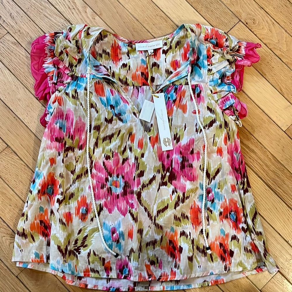 House of Harlow 1960 Floral Multicolor Blouse
